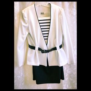 Women’s white suit